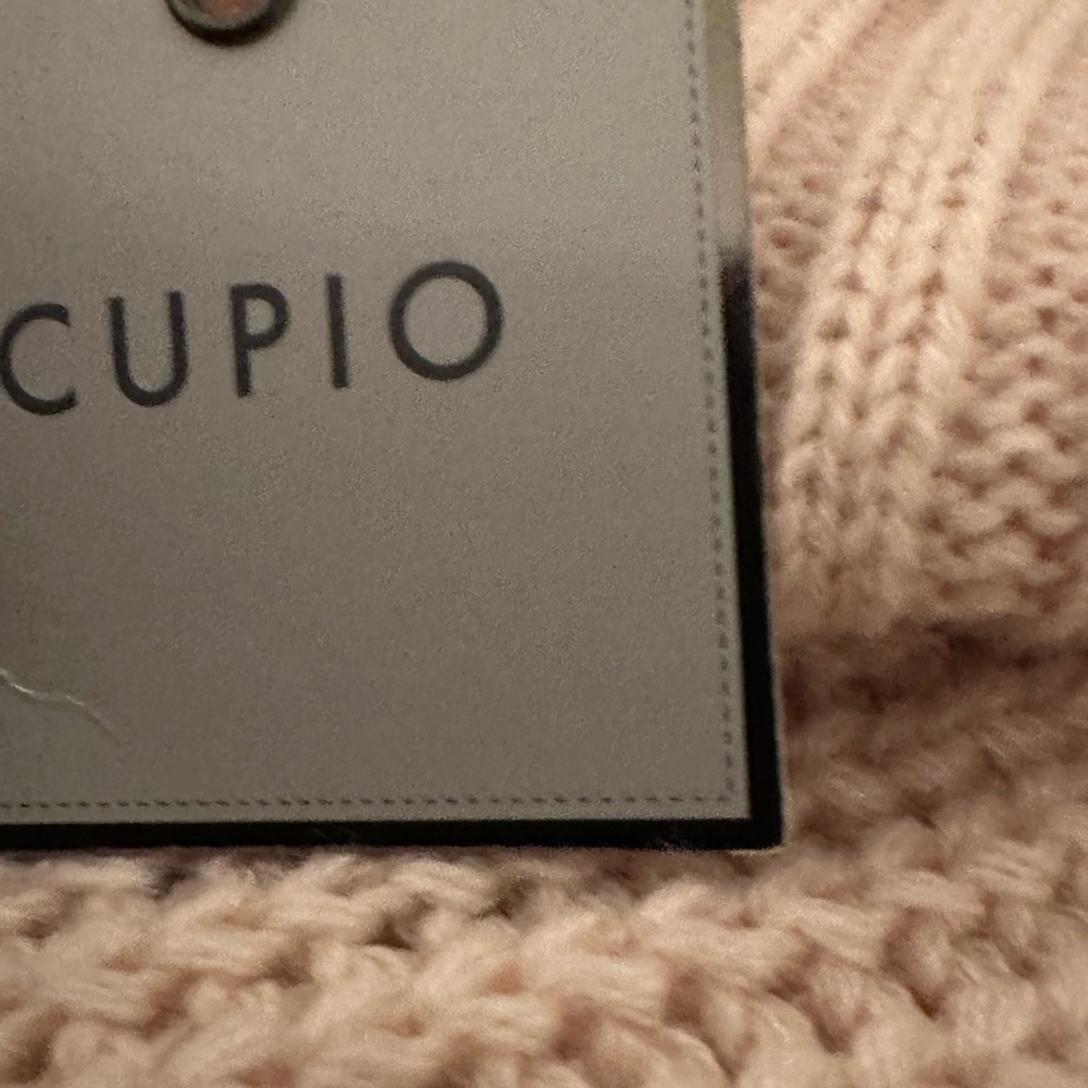 Cupio Pink Sweater with Gold Accent - Picture 5 of 7